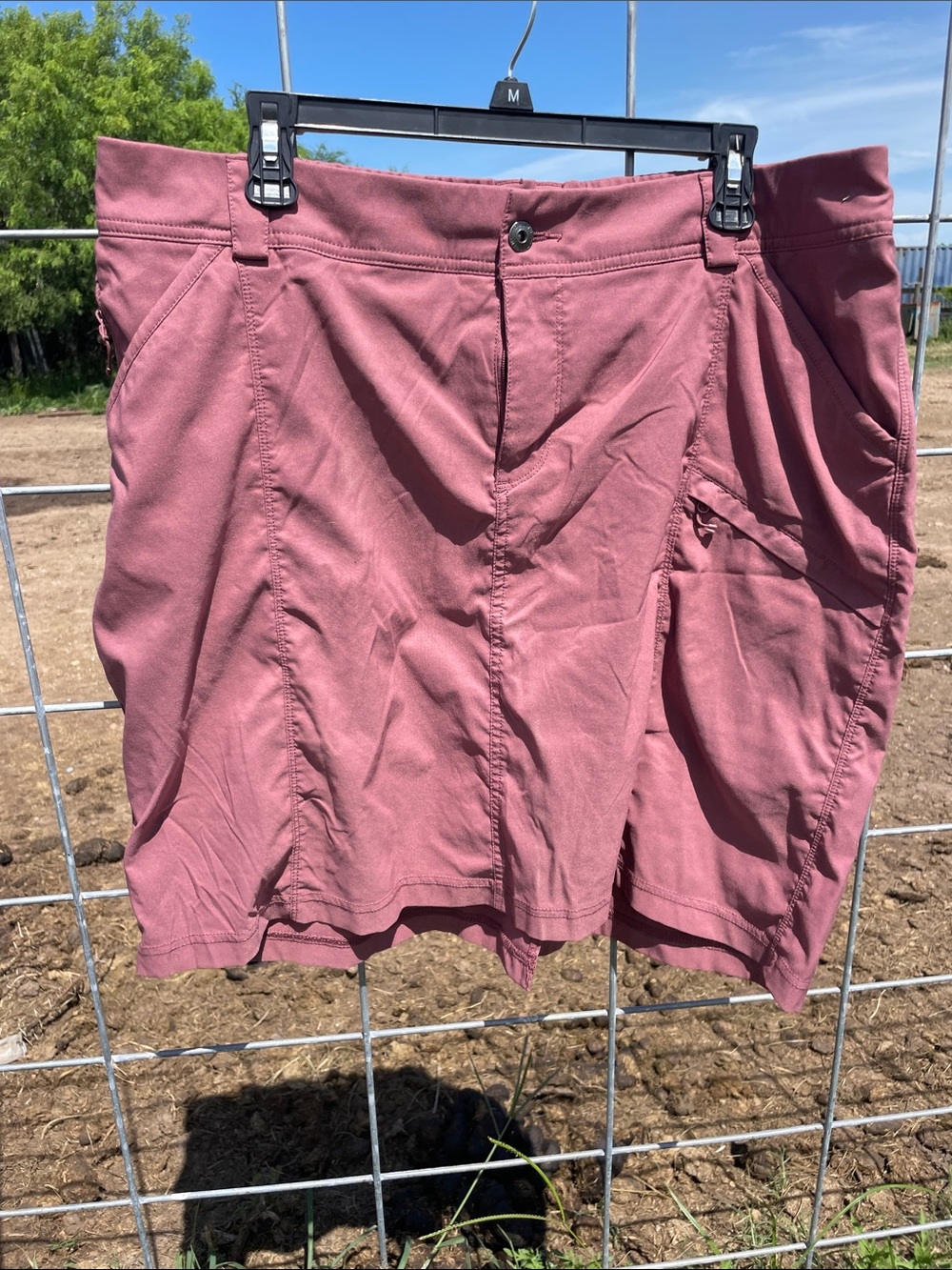 Duluth Trading Co Mauve Dry on the Fly Short
